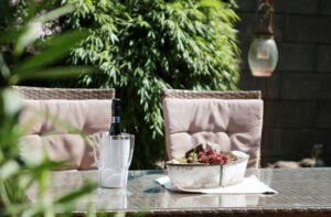 Außensitzplätze - bei Sonnenschein